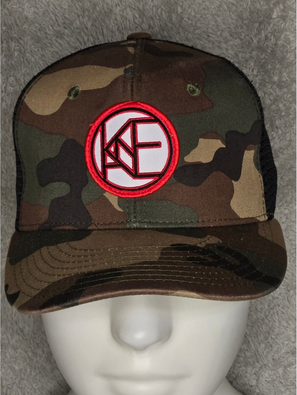 Kane Brown Camo Trucker Hat Snapback Black Mesh Country Music Cap